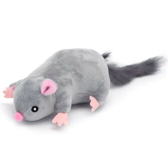 Nobleza Pluche grote speelmuis met kattenkruid