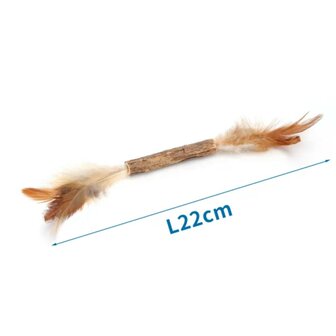 Nobleza Matatabi kattenspeeltje met veren