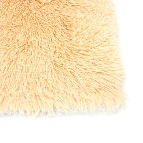 Nobleza huisdierkussen fluffy fleece beige S