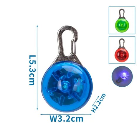 Nobleza rond led lampje halsbandhanger