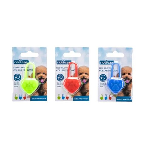 Nobleza pootafdruk led lampje halsbandhanger