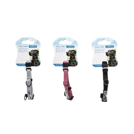 Nobleza Gevlochten hondenhalsband met kliksluiting S