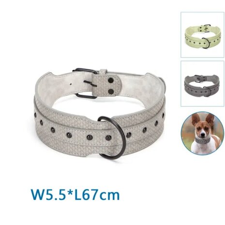Nobleza Brede hondenhalsband M