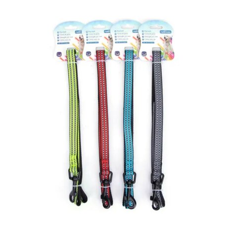 Nobleza Imitatie nylon reflecterende hondenriem L