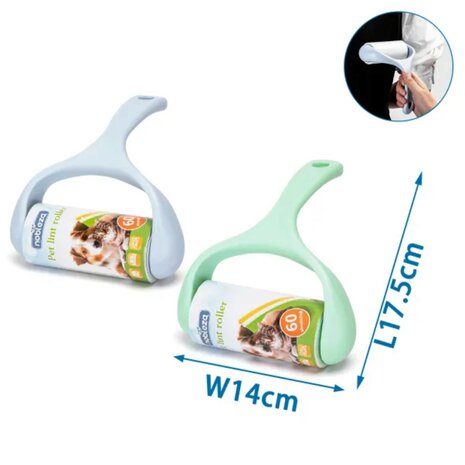 Nobleza Kledingroller met handig handvat 2 stuks
