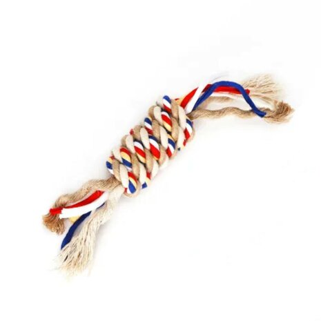 Nobleza Katoenen speeltouw voor honden 23cm