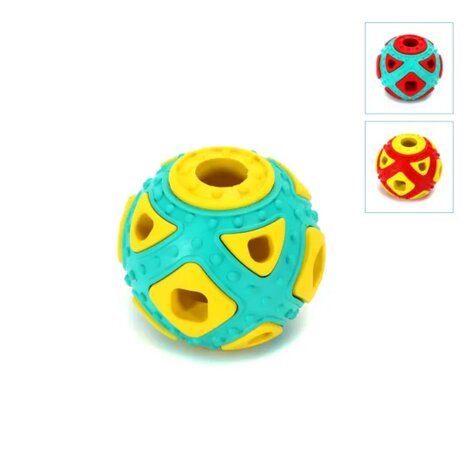 Nobleza Rubber snackbal voor honden 6,4cm