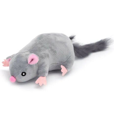 Nobleza Pluche grote speelmuis met kattenkruid