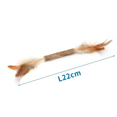 Nobleza Matatabi kattenspeeltje met veren