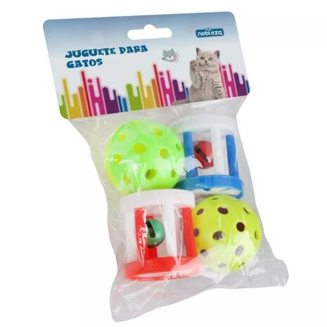 Nobleza Speelgoedsetje voor katten 4 stuks